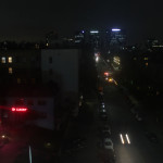 View from my new place at night