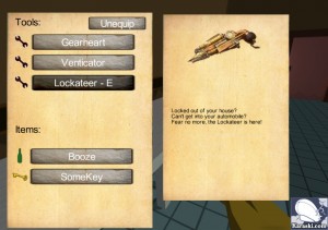 Indie Game Inventory Screen