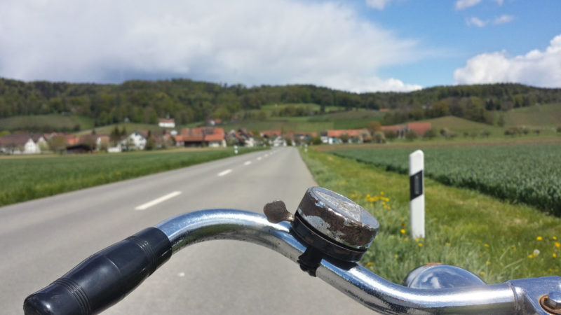 Switzerland Pastoral Fields Bicycle Ride