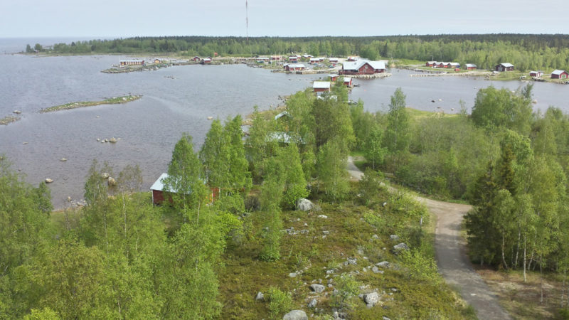 finland forest fishing village
