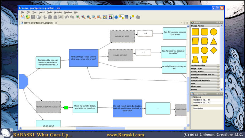 Karaski dialogue graph editor