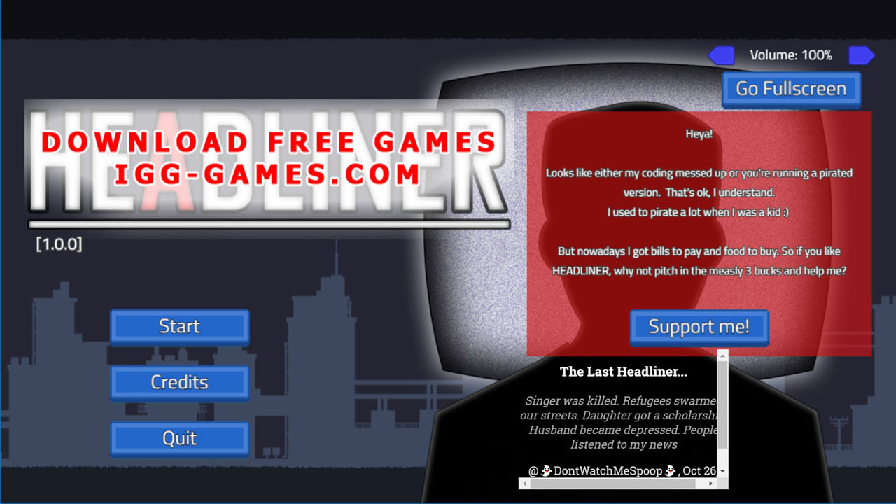 Indie dev promotes game through piracy - Kill Screen - Previously